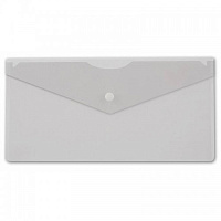 Папка на кнопке С6  180мкм Прозрачная  250*130мм  PK805ACLEAR 1/10