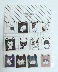 Закладка для книг магн. 4шт  KITTEN  арт.7106