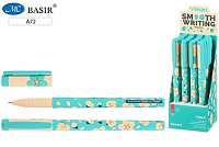 Ручка шар. VINSON Flower 2  СИНЯЯ 0,7мм арт.A72  1/20