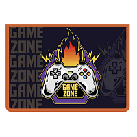 Папка А4  "Game Zone" молния сверху , печать на пластике ПМ-А4-29