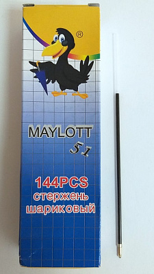 Стержень, шариковый, L=147мм, синий, MY-5101  1/144