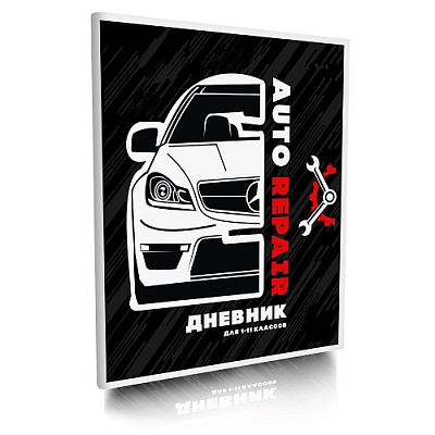 Дневник шк. "Авто"  обл.пластик   14568