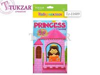 Наклейки в альбоме ПРИНЦЕССА, 3 листа, 14х24 см  TZ 11609