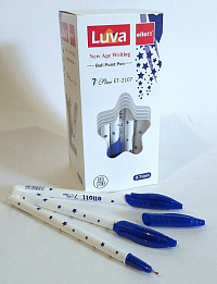Ручка шариковая ELLOT Star СИНЯЯ 0,7мм  ET2107  1/50