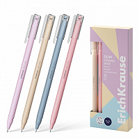 Ручка шариковая  Stick Tiramisu синяя 0,7мм, асс.   EK61045   1/12