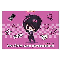 Альбом 20л.  "Уэнсдей" скоба твин лак 14424  