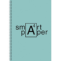 Тетрадь 80л.А4 гребень "Smart paper. No 2"зелен.цв.листов   клетка  ТС4804952     1/30