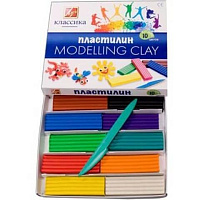 Пластилин 10цв. "Классика" со стеком,  200 г , ЛУЧ   7С304-08  1/20