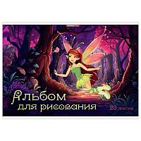 Альбом 20 л "Феечка" А-4 клей, лак    14458  