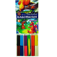 Пластилин восковой 12 цв.  -Фантазия-180г  со стеком  25С1523-08