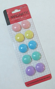 Магниты 10 шт.PASTELINI d-20мм   арт.2010