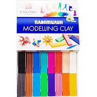 Пластилин 16цв. "Классика" со стеком,  320 г , ЛУЧ   20С1329-08  1/14
