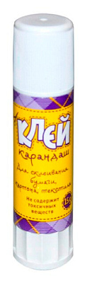 Клей-карандаш 15 г. Школьник 1022  1/20
