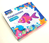 Пластилин 10цв, 200гр классический со стеком М-2145-10	  1/20