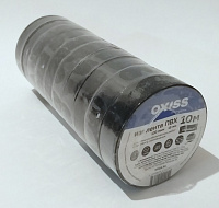 Изолента 15мм*10м, 130мкм черная   OXISS