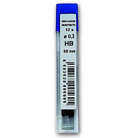Микрогрифели графитные, для черчения, 0,3 мм, НВ, арт.4132/HB	1/12