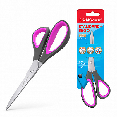 Ножницы Standard+Ergo  17см	ЕК44885   1/12		