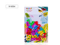 Набор пластиковых магнитов "Цифры и матем. знаки", 26 шт	 М-6364  1/36