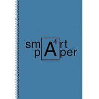 Тетрадь 80л.А4 гребень "Smart paper. No 1" син.цв.листов  клетка  ТС4804951     1/30