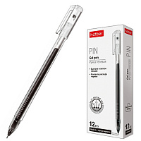 Ручка гелевая ЧЕРНАЯ Pin  0,5мм, трехгранная  363225/GP_064520  1/12