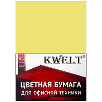 Бумага А4 100л  80гр.  пастель желтый   К-03142